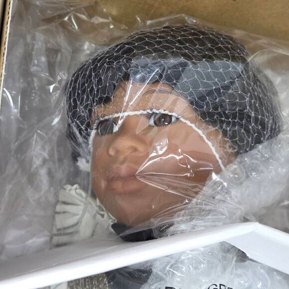 PREMIERE ARTIST MARY VAN OSDELL WALTER AFRICAN AMERICAN BOY DOLL 18" NEW NIB - Picture 3 of 9